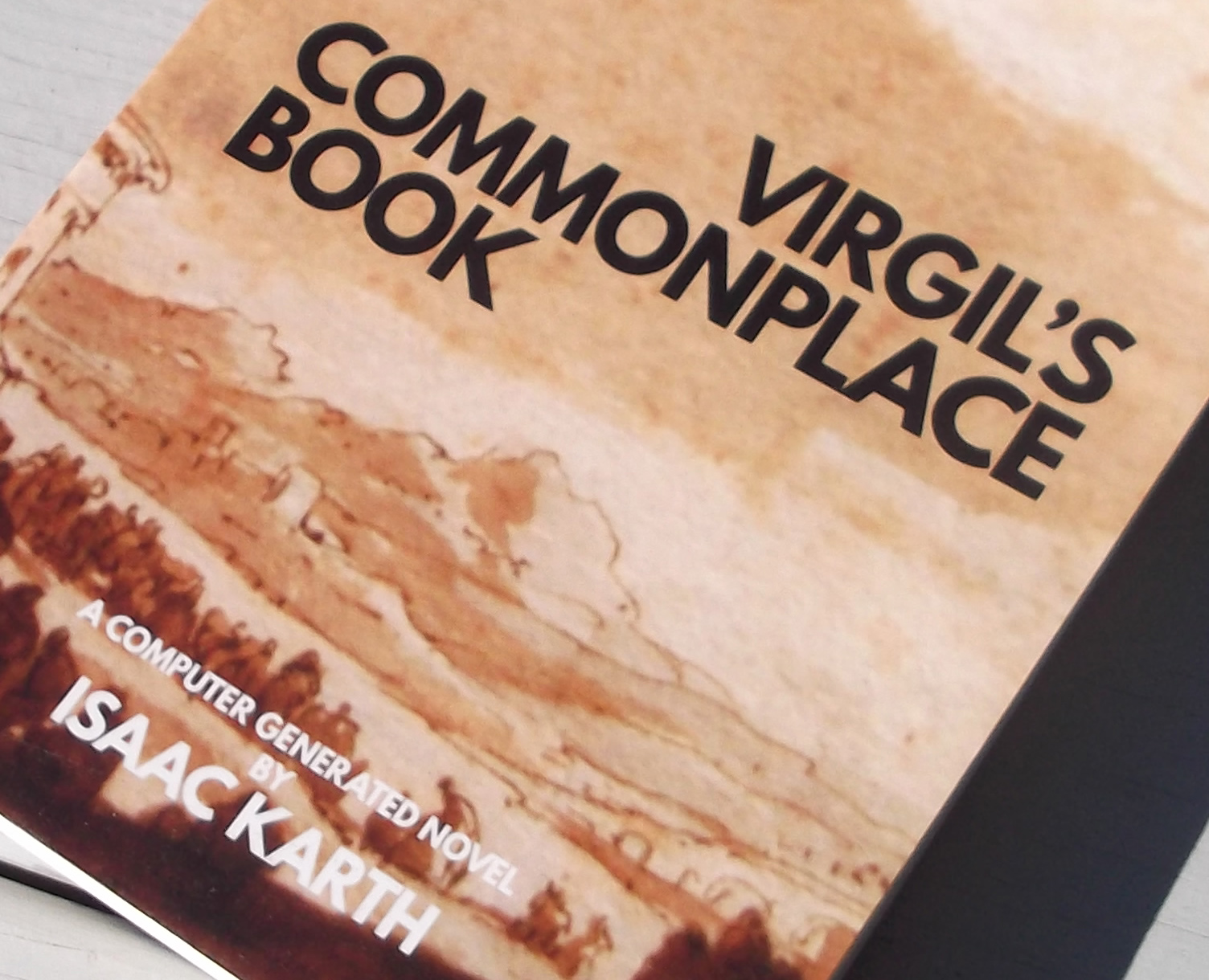 Photo of the cover of Virgil's Commonplace Book