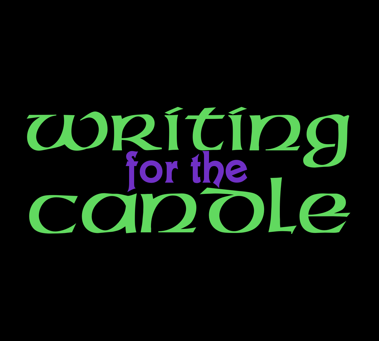 Writing for the Candle